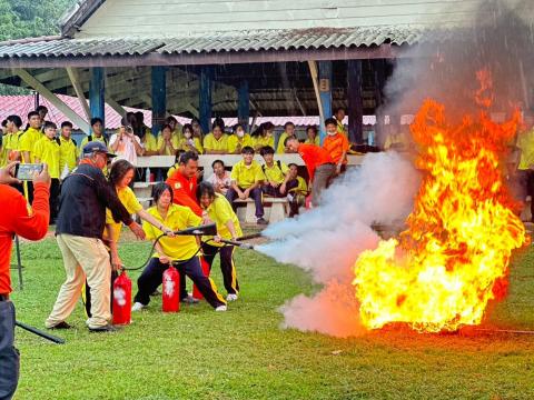 ​โครงการ​ป้องกัน​และระงับอัคคีภัย​ให้กับเยาวชน​ในสถาน​ศึกษา